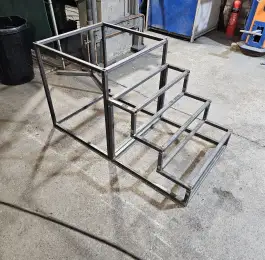Metal Staircase Frame: Click Here To View Larger Image